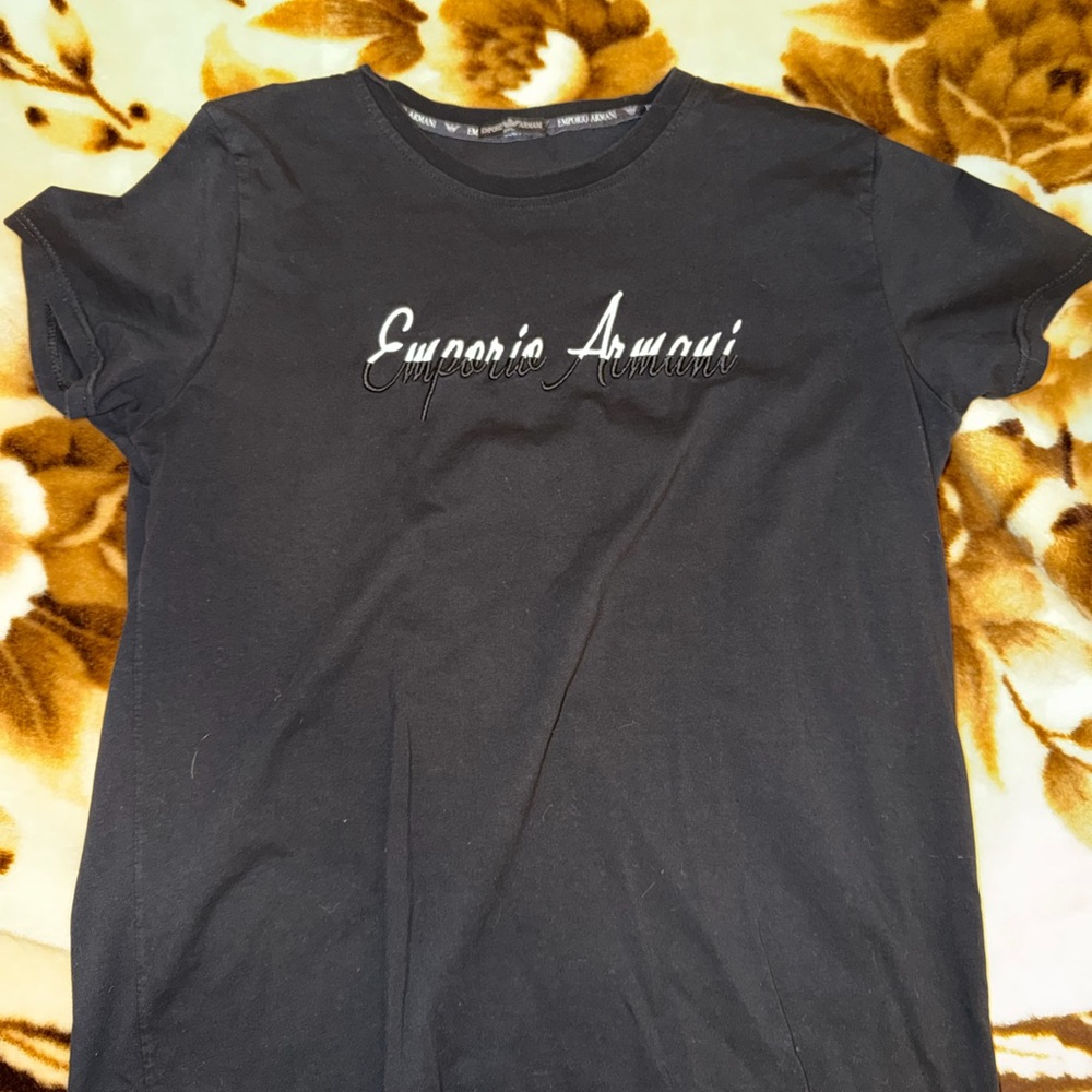 Emporio Armani Black Short Sleeve Tee